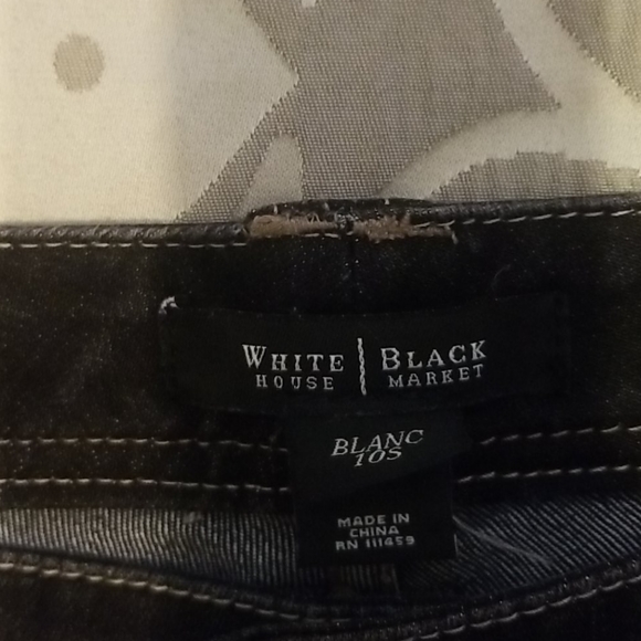 WHBM black bootcut jeans 10S NWOT - Picture 4 of 5